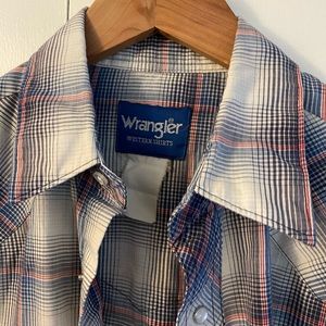 Vintage Wrangler Western Shirt - Men’s M